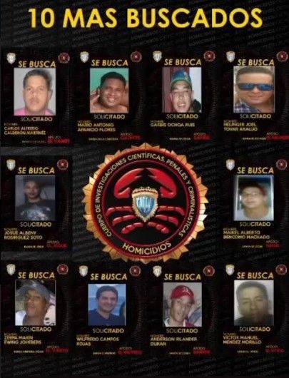 Entre los 10 mas buscados no aparecen lideres de la guerrilla en Venezuela