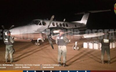 La Fanb neutralizó aeronave con cargamento de drogas a bordo que presuntamente provenía de Colombia