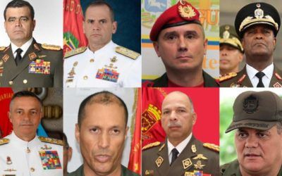 Este es el alto mando militar que sostiene a Maduro