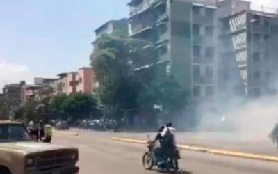 #26M PNB reprimió a manifestantes en la avenida Victoria