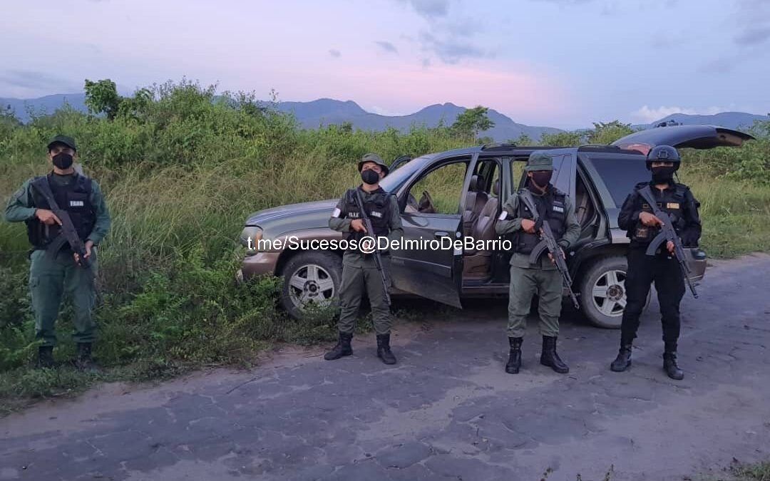 Abatidos por la Guardia Nacional cuatro sujetos que secuestraron a una mujer entre Trujillo y Zulia