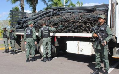 FANB incautó 602 kilos de cobre