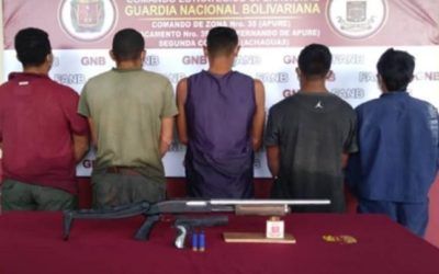 Apure | GNB desarticula tres bandas dedicadas al secuestro y contrabando