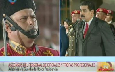 Presidente Maduro a Guardia de Honor: son la custodia del legado de los libertadores y de nuestro Comandante Chávez