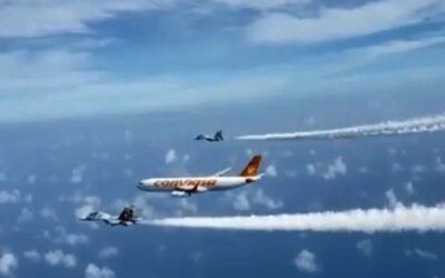 Aeronaves Sukhoi de la Aviación Militar Bolivariana escoltaron atletas provenientes de Tokio
