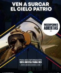 Academia militar de la aviación inicia período de pre-inscripciones