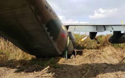 Avión de la FANB sufrió accidente por fallas mecánicas en Aragua