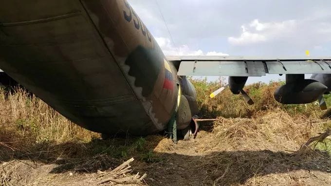 Avión de la FANB sufrió accidente por fallas mecánicas en Aragua