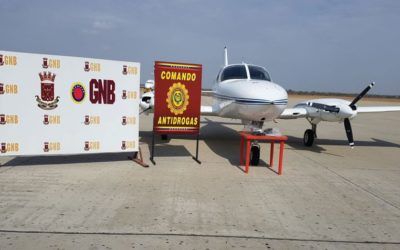 Privados de libertad mexicano y venezolano por tráfico de droga en avioneta en Zulia