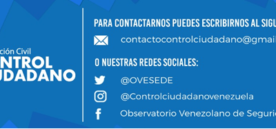BOLETIN 02 OCTUBRE 2020 ǁ Control Ciudadano Un observatorio venezolano de seguridad y defensa