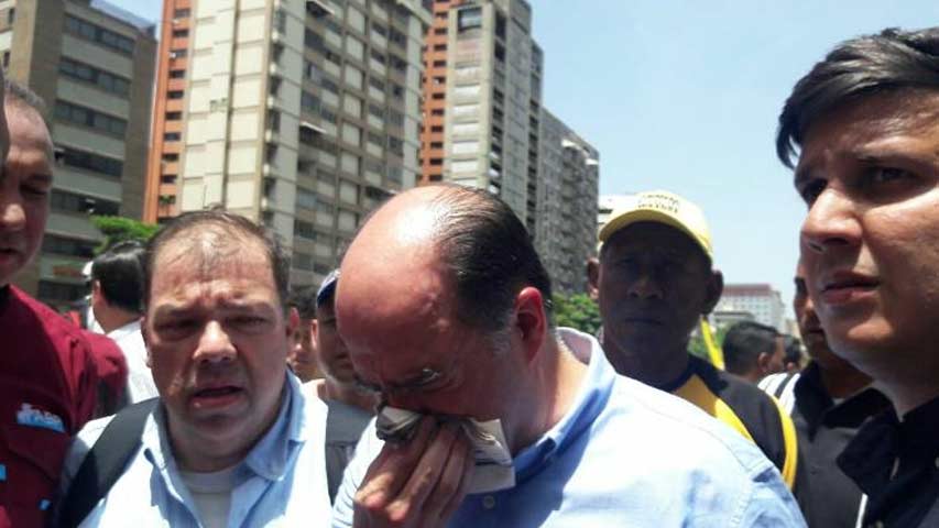 Borges fue agredido por funcionarios de la GNB y la PNB