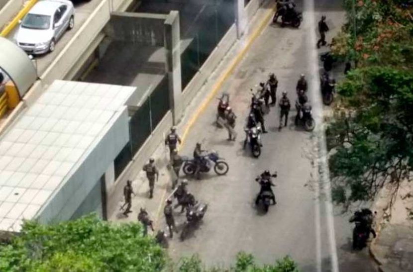 GNB lanzó lacrimógenas en el CCCT