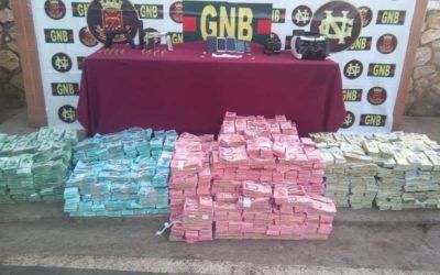 Detenidas 4 personas que trasladaban Bs.S 119 mil en efectivo en Bolívar