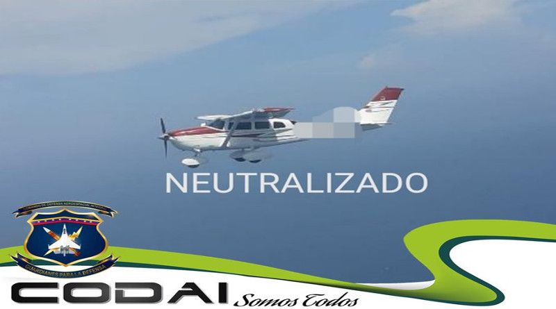 Venezuela neutraliza dos avionetas cargadas de droga procedentes de Colombia
