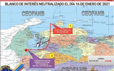Fuerza Armada venezolana derribó narcoavión procedente de Colombia #21Ene