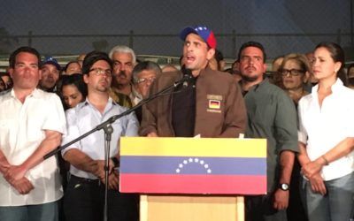 Capriles a la FANB: «Tenemos que recuperar el prestigio»