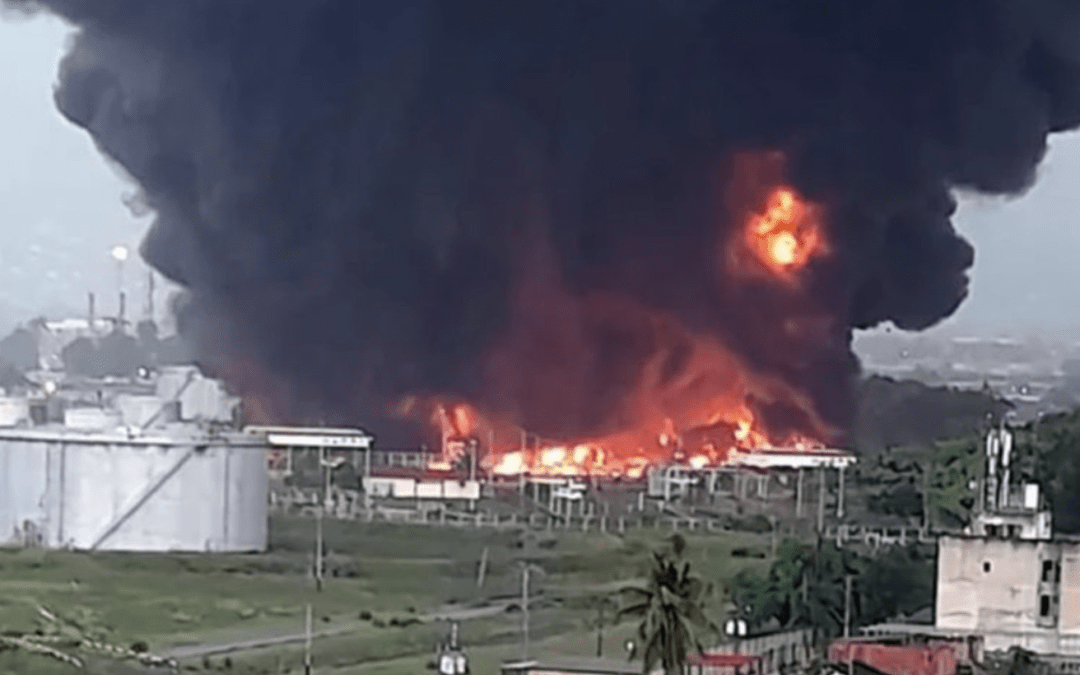 Segundo incendio que se registra en menos de una semana en las instalaciones de PDVSA Oriente