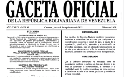 Resolución Conjunta N° 041391 y N° 109, mediante la cual se dictan las Normas relativas a la instalación, supervisión, evaluación, registro y seguimiento de los Puntos de Control de los Órganos de Seguridad Ciudadana y la Fuerza Armada Nacional Bolivariana.