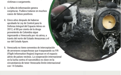 5 Claves del derribo de aviones provenientes del narcotráfico en Venezuela