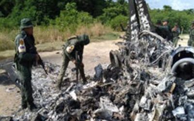 FANB inhabilitó una aeronave en riberas del río Catatumbo