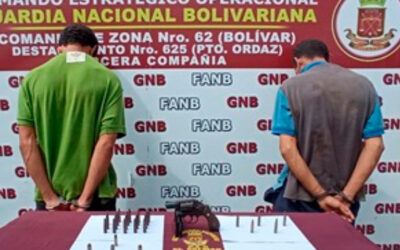Anzoátegui: Atraparon en Clarines a un hombre con dos fusiles y 1.141 cartuchos