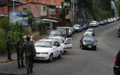 Militares resguardan estaciones de servicio donde hay gasolina para controlar colas en Táchira