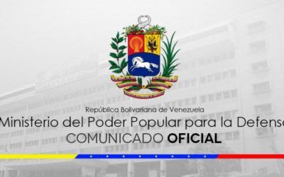 Comunicado de la Fuerza Armada Nacional Bolivariana: Cuatro militares muertos durante operación en estado Apure #20Sep