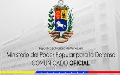 Comunicado: FANB rechaza nuevas medidas de EE.UU. para congelar bienes de Venezuela