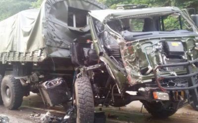 Dos convoy de la FANB colisionaron en la ARC