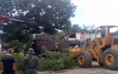 Un convoy de la GNB se estrelló contra una vivienda en el sector Las Guevaras en Margarita