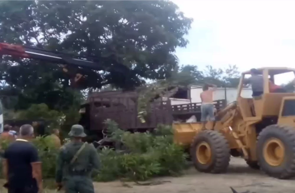 Un convoy de la GNB se estrelló contra una vivienda en el sector Las Guevaras en Margarita