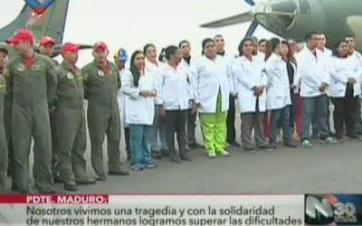 Venezuela envió cuarto contingente humanitario a Ecuador, que incluye a miembros de la FANB