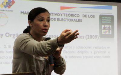 Tania D’ Amelio: El CNE junto al MP, la Defensoría y el Ceofanb vamos a garantizar el derecho al voto