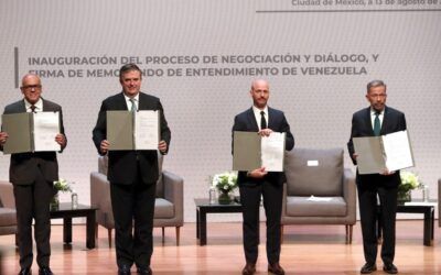 Próxima ronda del diálogo en México se iniciará el 15 de octubre