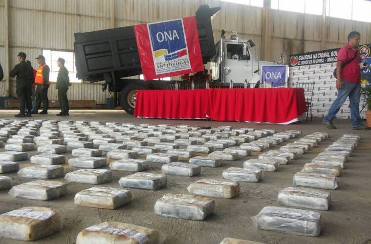 Golpe al narcotráfico en Venezuela: 16 toneladas de drogas incautadas en 2018