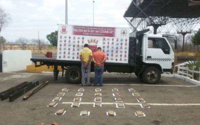 Guardia Nacional incautó 14 kilos de droga en Guárico