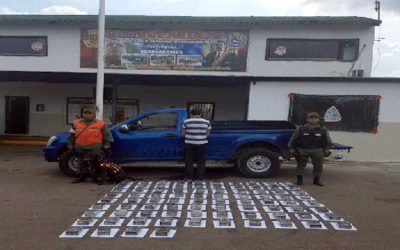 GNB logró la incautación de casi 100 kilos de presunta cocaína en Guárico