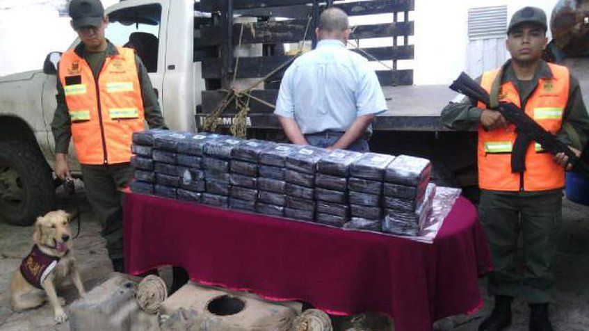 GNB incautó más de 73 kilogramos de cocaína en Lara