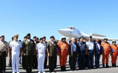 FANB recibió a Fuerza Aérea rusa que participará en vuelos operativos combinados