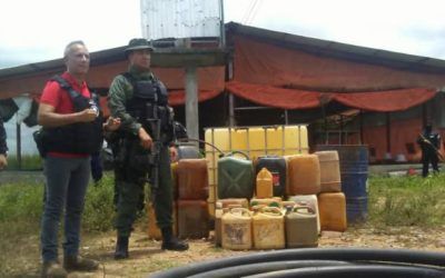 FAES desmantela 5 centros de distribución ilegal de combustible