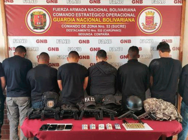 Capturan a 5 funcionarios del Cicpc y 2 del Faes por secuestro en Sucre