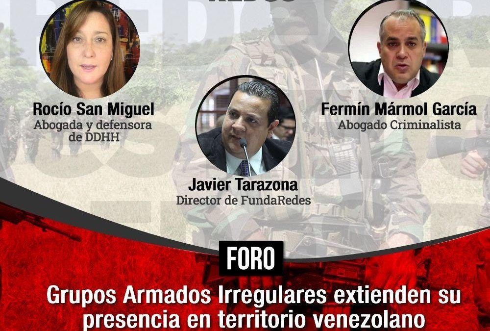 Analizarán presencia de grupos armados irregulares en Venezuela durante foro organizado por FundaRedes