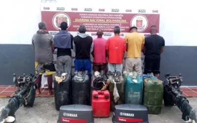 Operación Petróleo Soberano: FANB detiene a 7 hombres con más de 800 litros de gasolina en Sucre
