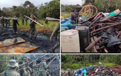 FANB desmantela seis comercios ilegales en el Parque Nacional Yapacana