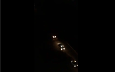 Tres tanquetas, motorizados y vehículos GNB pregonan en Puerto Ordaz que no habrá más gasolina por esta semana