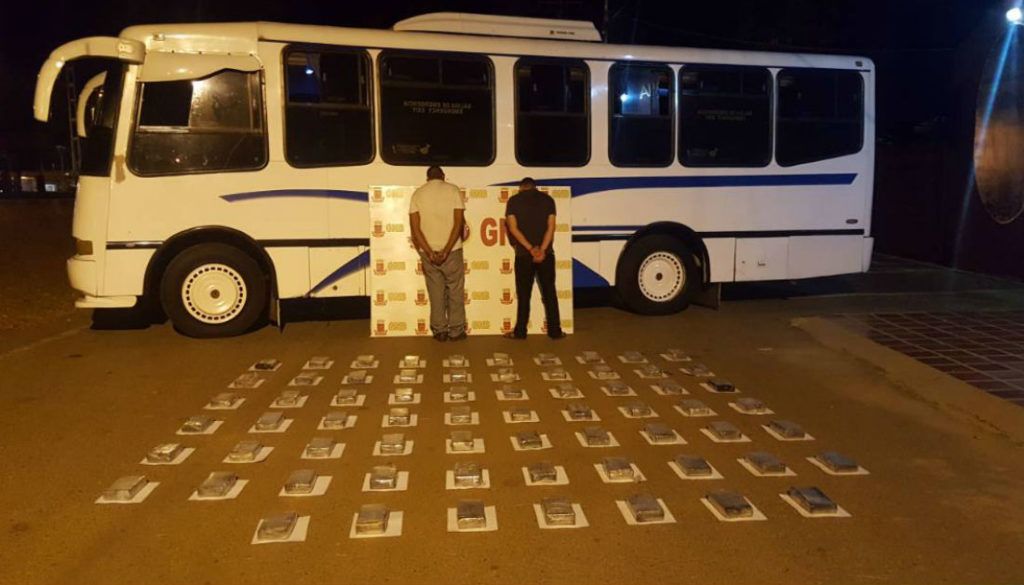 GNB incautó 67 panelas de cocaína en Falcón