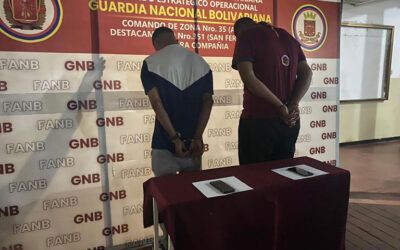 GNB captura 2 integrantes del «Tren de Aragua» en el estado Apure