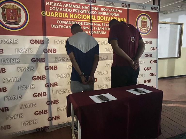 GNB captura 2 integrantes del «Tren de Aragua» en el estado Apure