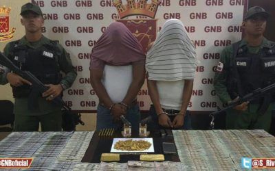Efectivos de la GNB incautaron más de 20 mil dólares y 5 kilos de oro en Bolívar