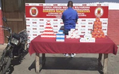 GNB detiene a ciudadano por contrabando de 128 cajas de insumos médicos en Zulia